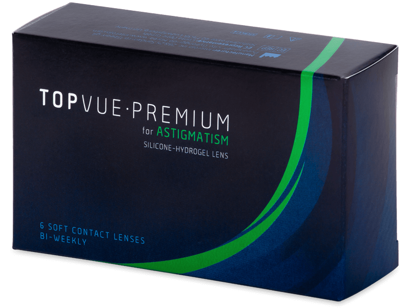 TopVue Premium for Astigmatism (6 Linsen) - Torische Kontaktlinsen