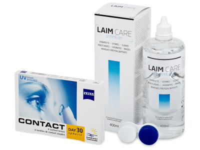 Carl Zeiss Contact Day 30 Spheric (6 Linsen) + Laim Care 400 ml