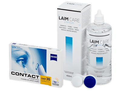 Carl Zeiss Contact Day 30 Spheric (6 Linsen) + Laim Care 400 ml
