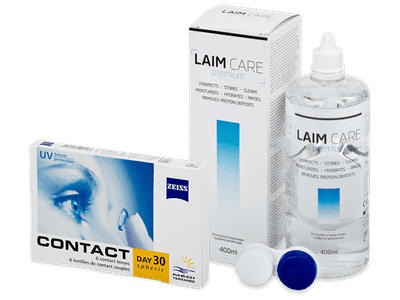 Carl Zeiss Contact Day 30 Spheric (6 Linsen) + Laim Care 400 ml