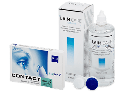 Carl Zeiss Contact Day 30 Compatic (6 Linsen) + Laim Care 400 ml