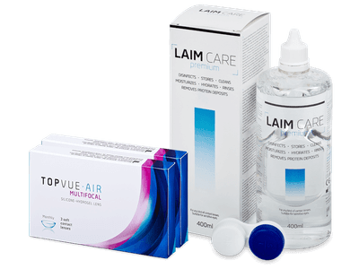 TopVue Air Multifocal (6 Linsen) + Laim Care 400 ml