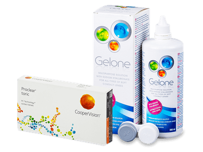 Proclear Toric XR (6 Linsen) +  Gelone 360ml