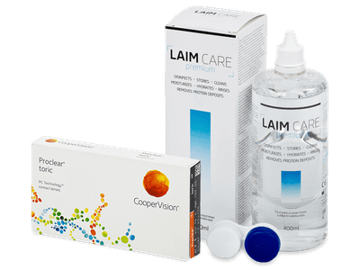 Proclear Toric XR (6 Linsen) + Laim Care 400 ml