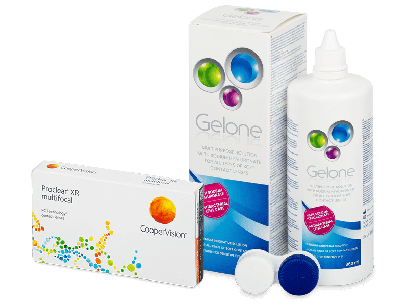 Proclear Multifocal XR (6 Linsen) + Gelone 360 ml - Spar-Set
