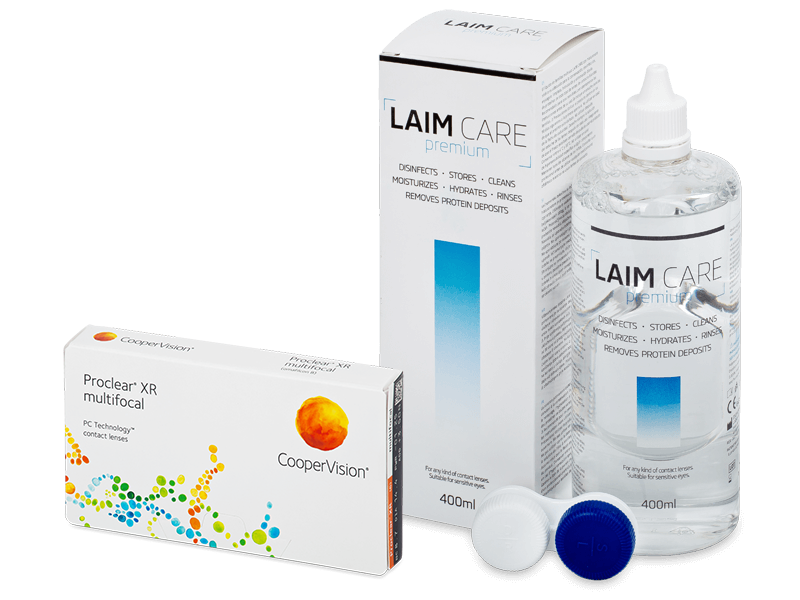 Proclear Multifocal XR (6 Linsen) + Laim Care 400 ml - Spar-Set