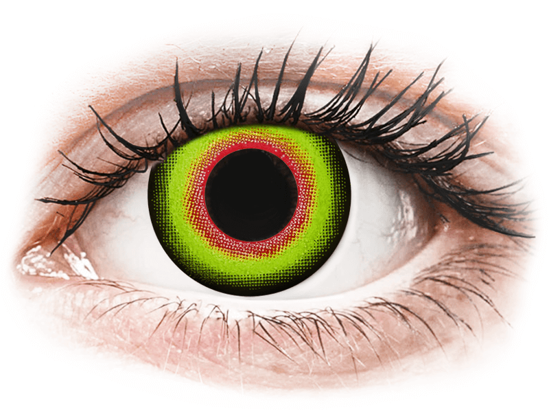 ColourVUE Crazy Lens - Mad Hatter - Tageslinsen ohne Stärke (2 Linsen) - Coloured contact lenses