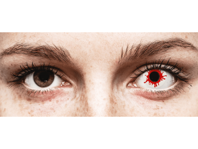 ColourVUE Crazy Lens - Wild Blood - Tageslinsen ohne Stärke (2 Linsen)
