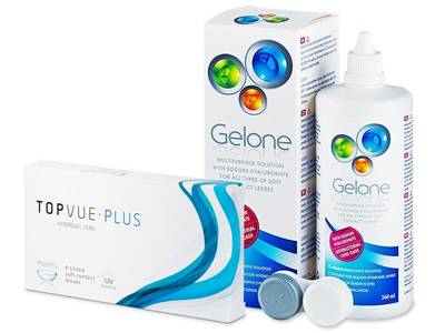 TopVue Plus (6 Linsen) + Gelone 360 ml - Älteres Design