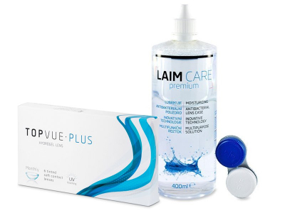 TopVue Plus (6 Linsen) + Laim Care 400 ml