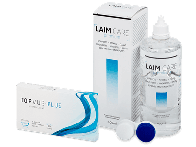 TopVue Plus (6 Linsen) + Laim Care 400 ml - Älteres Design
