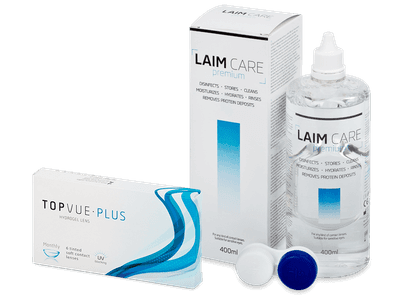 TopVue Plus (6 Linsen) + Laim Care 400 ml - Älteres Design