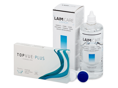 TopVue Plus (6 Linsen) + Laim Care 400 ml