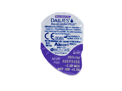 Dailies AquaComfort Plus Multifocal (90 Linsen) - Blister Vorschau