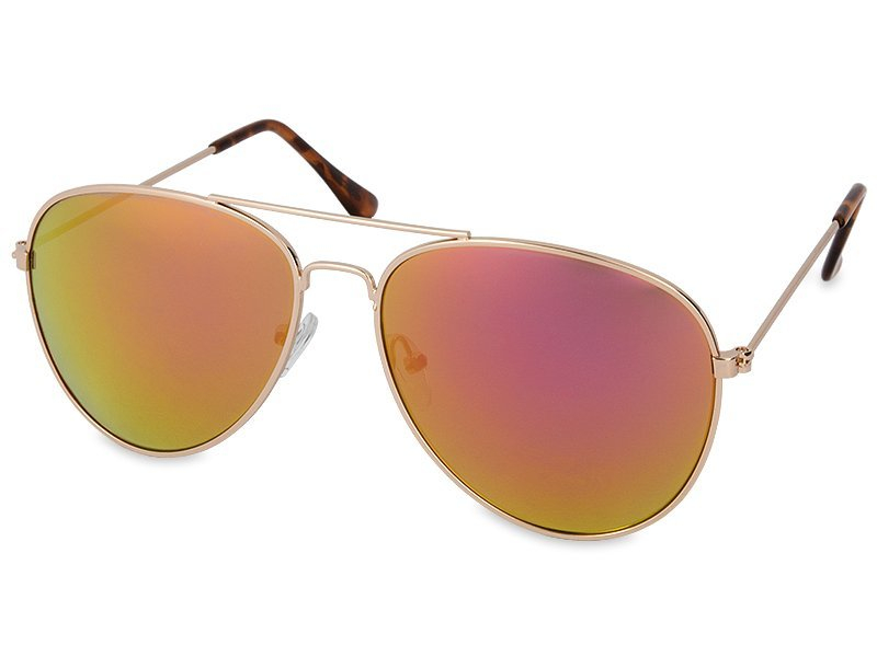 Sonnenbrillen Sonnenbrille Gold Pilot - Pink/Orange 