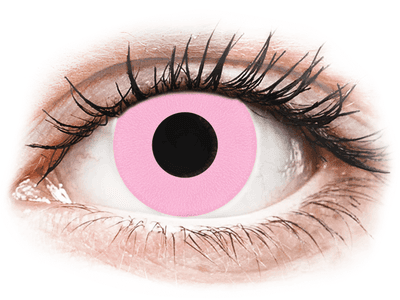 CRAZY LENS - Barbie Pink - Tageslinsen mit Stärke (2 Linsen) - Coloured contact lenses