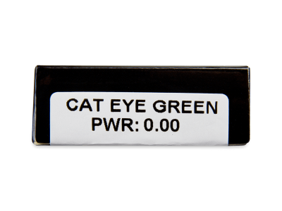 CRAZY LENS - Cat Eye Green - Tageslinsen ohne Stärke (2 Linsen) - Vorschau