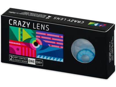 CRAZY LENS - Night King - Tageslinsen mit Stärke (2 Linsen) - Coloured contact lenses