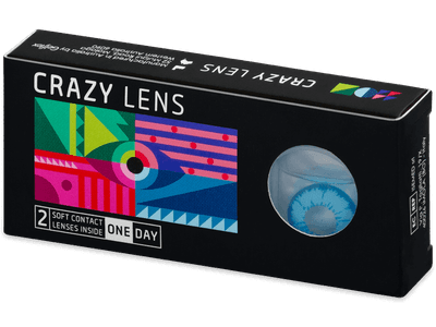 CRAZY LENS - Night King - Tageslinsen mit Stärke (2 Linsen) - Coloured contact lenses