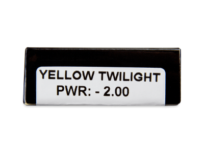 CRAZY LENS - Yellow Twilight - Tageslinsen mit Stärke (2 Linsen) - Vorschau