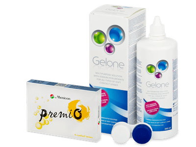 Menicon PremiO (6 Linsen) + Gelone 360 ml