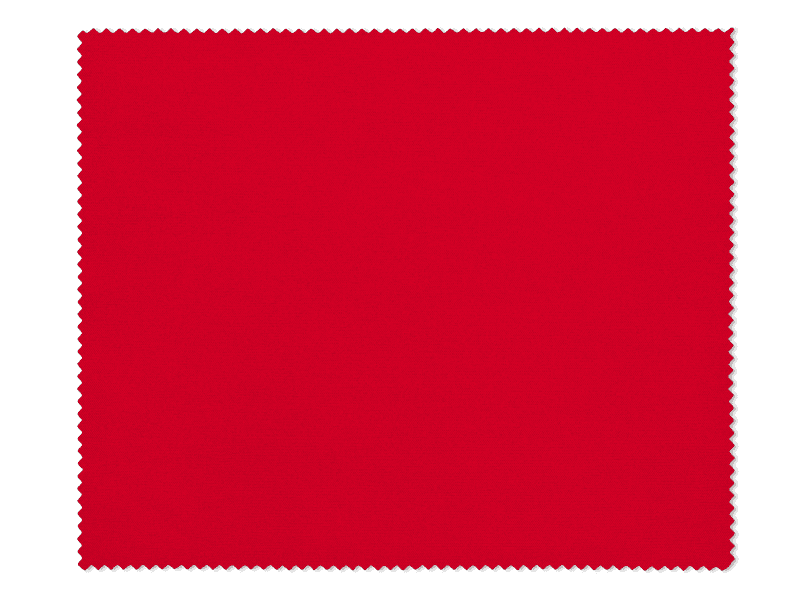 Brillenreinigungstuch - Rot 