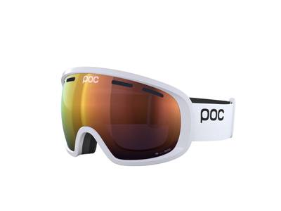 Sportbrillen POC Fovea Clarity Hydrogen White/Spektris Orange