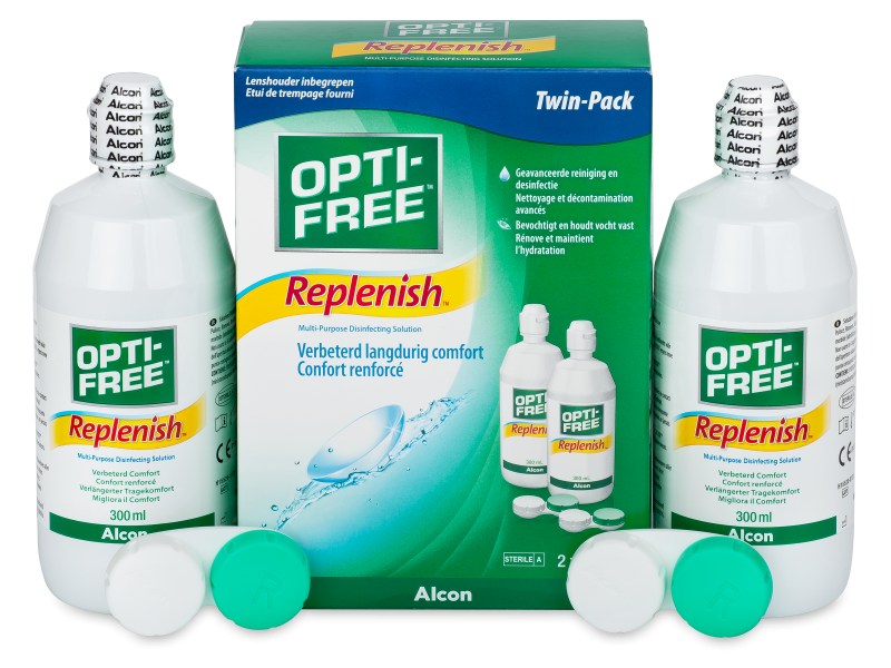 OPTI-FREE RepleniSH 2 x 300 ml - Economy duo pack- solution