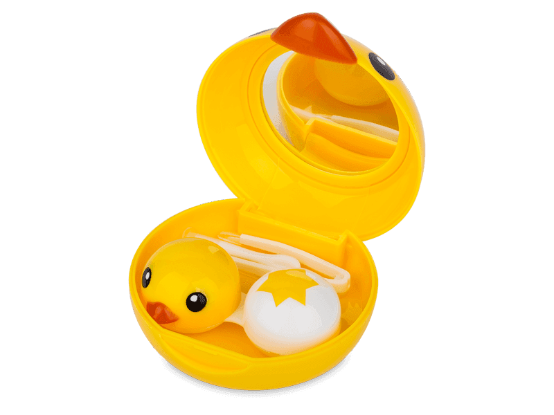 Reiseetui für Kontaktlinsen Ente 