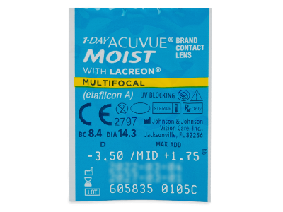 1 Day Acuvue Moist Multifocal (30 Linsen) - Blister Vorschau