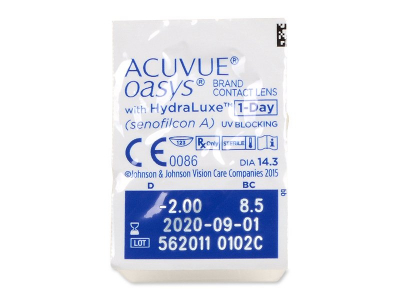 Acuvue Oasys 1-Day with Hydraluxe (30 Linsen) - Blister Vorschau