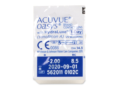 Acuvue Oasys 1-Day with Hydraluxe (90 Linsen) - Blister Vorschau