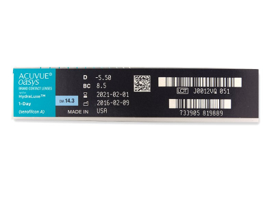 Acuvue Oasys 1-Day with Hydraluxe (90 Linsen) - Vorschau