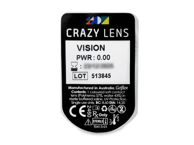 CRAZY LENS - Vision - Tageslinsen ohne Stärke (2 Linsen) - Blister Vorschau