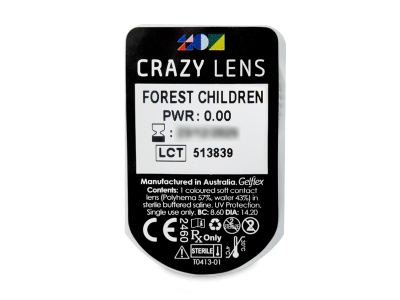 CRAZY LENS - Forest Children - Tageslinsen ohne Stärke (2 Linsen) - Blister Vorschau