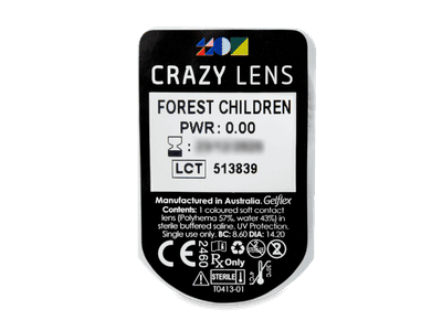 CRAZY LENS - Forest Children - Tageslinsen ohne Stärke (2 Linsen) - Blister Vorschau