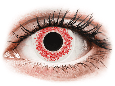 CRAZY LENS - Red Wedding - Tageslinsen ohne Stärke (2 Linsen) - Coloured contact lenses