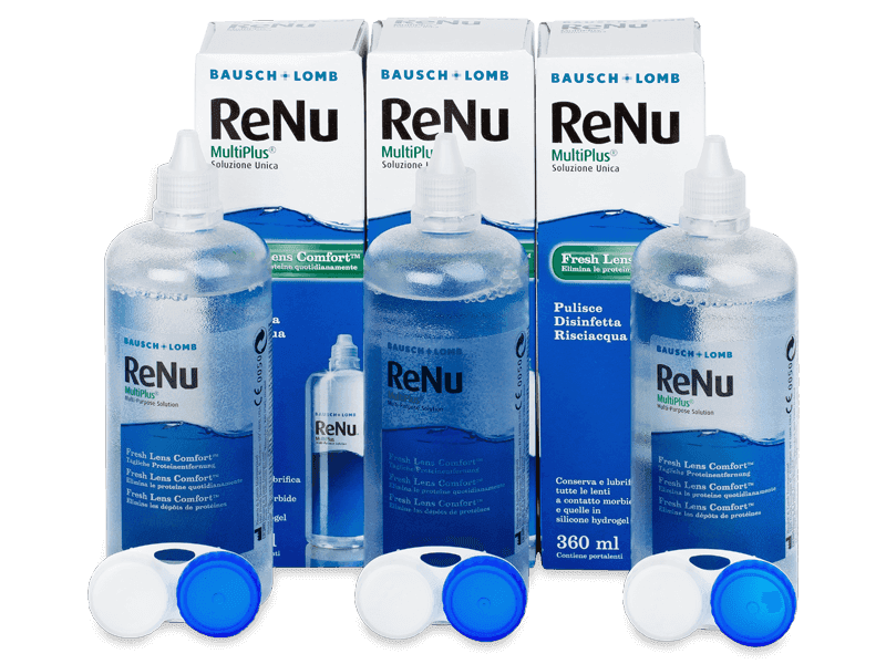 Pflegemittel ReNu MultiPlus 3x 360 ml - Pflegelösung – 3er Pack