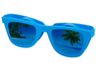 OptiShades Linsenbehälter - blau