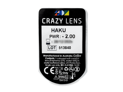 CRAZY LENS - Haku - Tageslinsen mit Stärke (2 Linsen) - Blister Vorschau