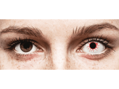 CRAZY LENS - Red Viper - Tageslinsen mit Stärke (2 Linsen)