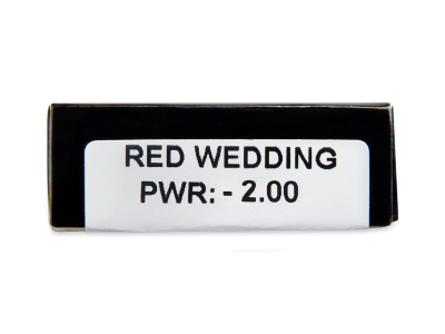 CRAZY LENS - Red Wedding - Tageslinsen mit Stärke (2 Linsen) - Vorschau
