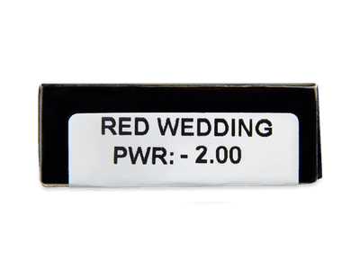 CRAZY LENS - Red Wedding - Tageslinsen mit Stärke (2 Linsen) - Vorschau