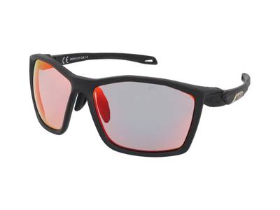 Sonnenbrillen Alpina Twist Five QVM+ Black Matt/Rainbow Mirror