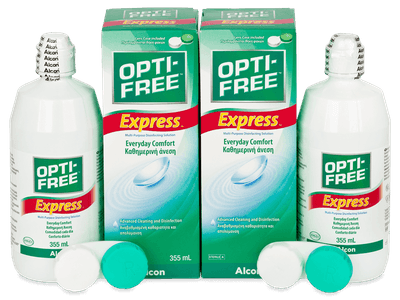 Pflegemittel OPTI-FREE Express 2 x 355 ml - Pflegelösung – günstigeres Duo Pack