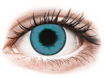 TopVue Daily Color - Brilliant Blue - Tageslinsen mit Stärke (2 Linsen) - Coloured contact lenses