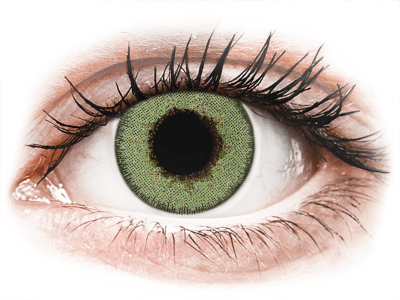 TopVue Daily Color - Green - Tageslinsen mit Stärke (2 Linsen)