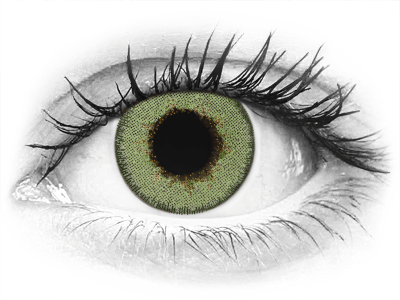 TopVue Daily Color - Green - Tageslinsen mit Stärke (2 Linsen)