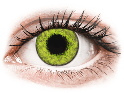 TopVue Daily Color - Fresh Green - Tageslinsen mit Stärke (2 Linsen) - Coloured contact lenses