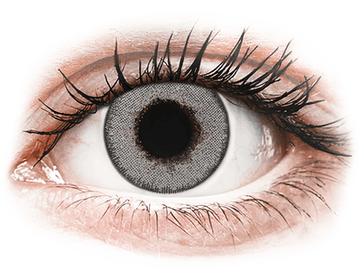 TopVue Daily Color - Grey - Tageslinsen mit Stärke (2 Linsen) - Coloured contact lenses